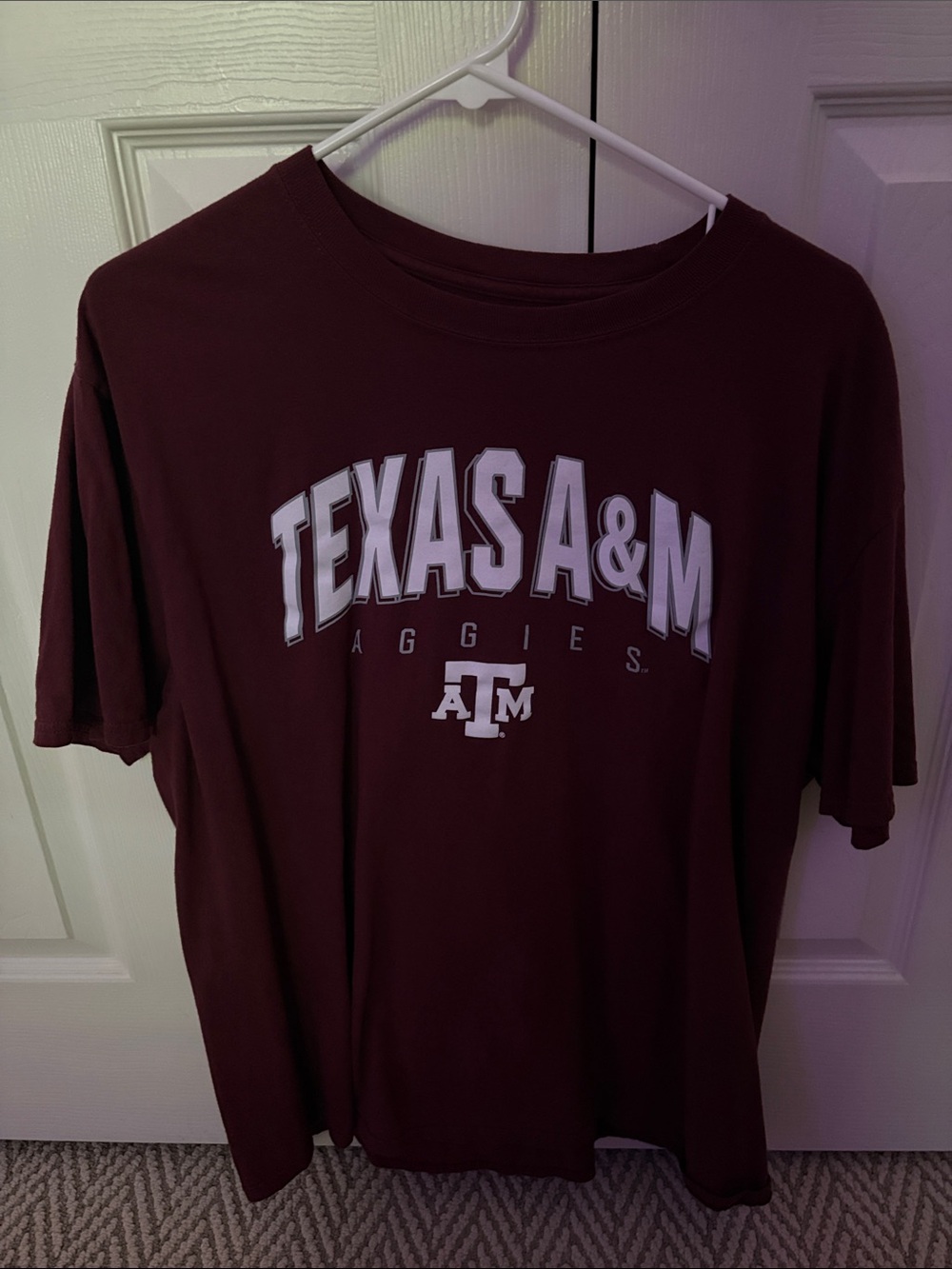 Fantastic Fawn Texas A&M Maroon Graphic Tee XL